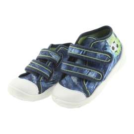Befado ball chaussures pour enfants 212P058 bleu vert bleu marin 3