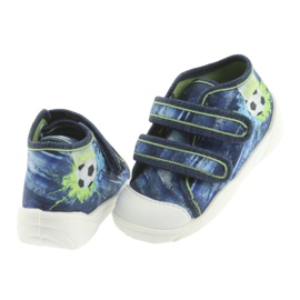 Befado ball chaussures pour enfants 212P058 bleu vert bleu marine 4