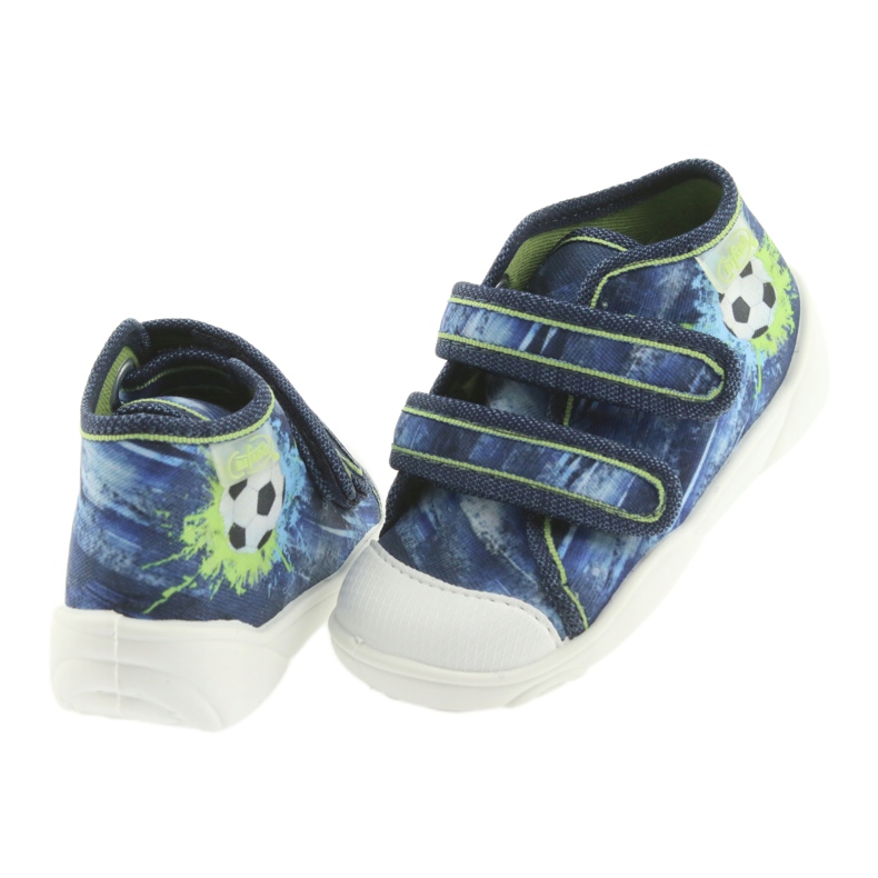 Befado ball chaussures pour enfants 212P058 bleu vert bleu marin 4