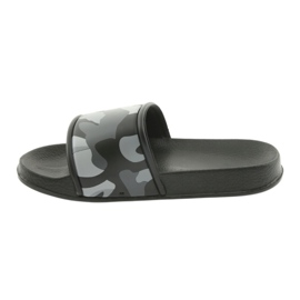 Chaussons camo profilés gris American Club le noir 2