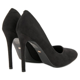 Escarpins en daim VICES le noir 6