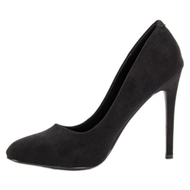 Escarpins en daim VICES le noir 5