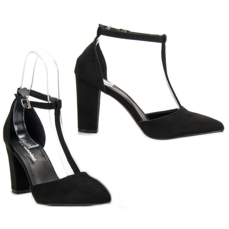 Primavera Escarpins noirs sur un pilier 1
