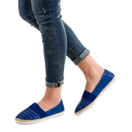 Kayla Espadrilles Brillantes bleu 2 Kayla Espadrilles Brillantes bleu 2