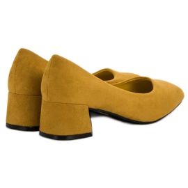 SHELOVET Escarpins à la moutarde jaune 6