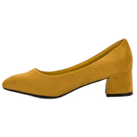 SHELOVET Escarpins à la moutarde jaune 5