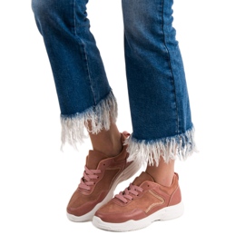 SHELOVET Baskets à la mode rose 1