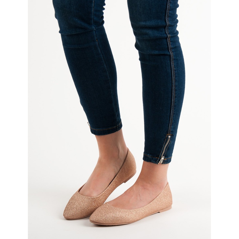 Seastar Ballerines pailletées doré 2