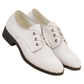 Groto Gogo Chaussures à talons bas blanc 1