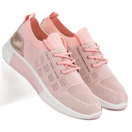 Primavera Chaussures à enfiler roses 1