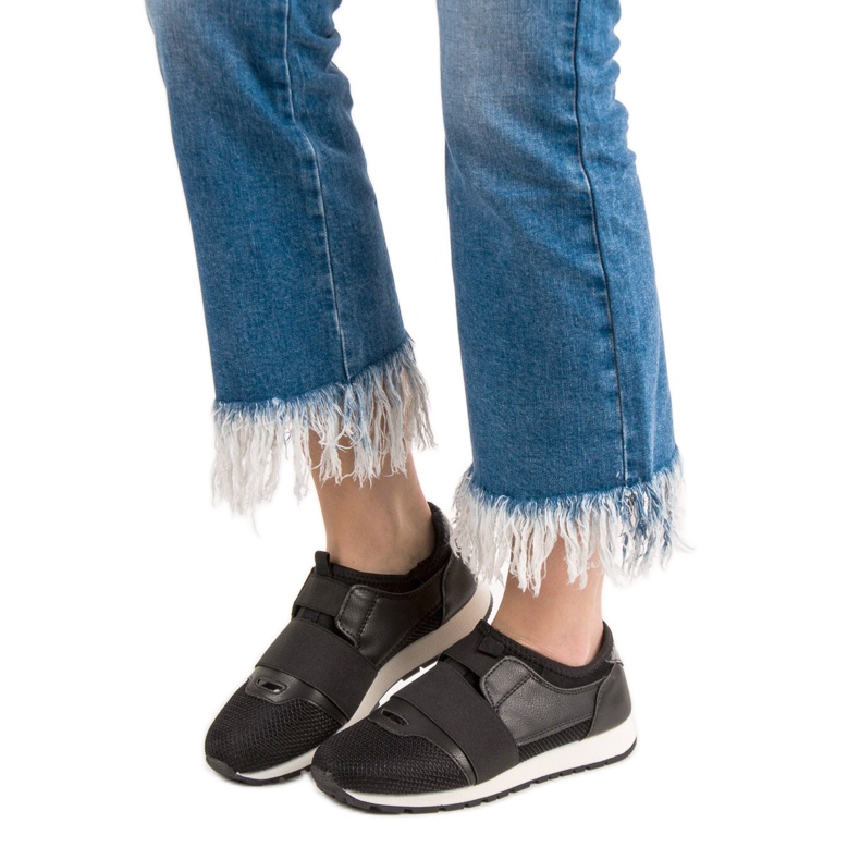 Sergio Todzi Chaussures à enfiler avec une bande élastique noir 2