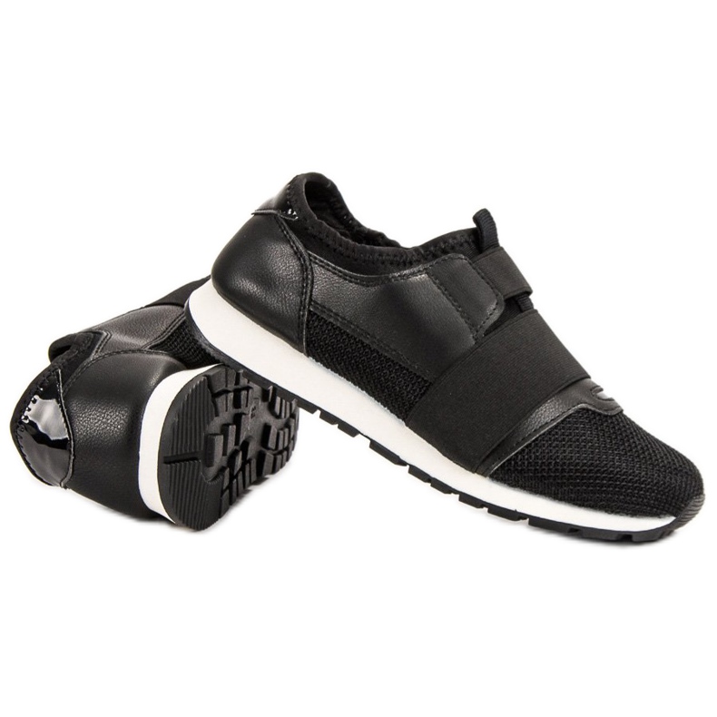 Sergio Todzi Chaussures à enfiler avec une bande élastique le noir 1