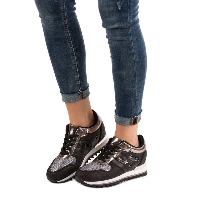 SHELOVET Baskets décontractées multicolore 1