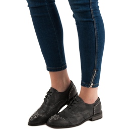 Primavera Richelieus Avec Strass gris 2