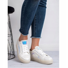 SHELOVET Chaussures décontractées pour femmes blanc 2