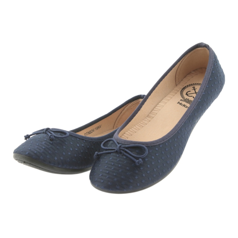 Baskets ballerines McKey bleu marine 3 Baskets ballerines McKey bleu marine 3