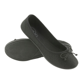 Baskets noires McKey, ballerines à enfiler le noir 3