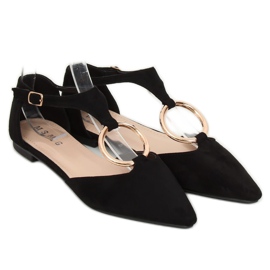Ballerines noires JN7119 Noir le noir 2
