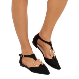 Ballerines noires JN7119 Noir le noir 1