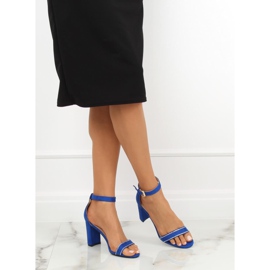 Sandales sur le poteau cobalt A8020 Navy bleu bleu marin 2
