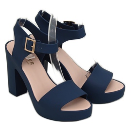 Sandales à talons Meliski KM202 Bleu marine 1 Sandales à talons Meliski KM202 Bleu marine 1
