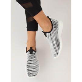 Chaussures de sport noires B0-56 NOIR / BLANC 1