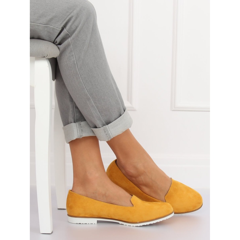 Mocassins jaunes lordsy MM50188 Jaune 1