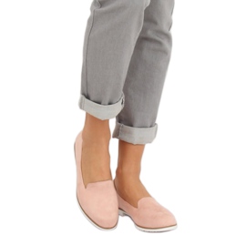 Mocassins roses lordsy MM50188 Rose 1