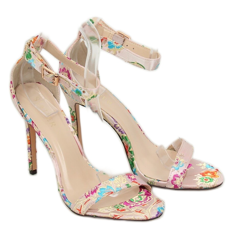 Sandales orientales beiges KSL708 Beige brun multicolore 2 Sandales orientales beiges KSL708 Beige brun multicolore 2