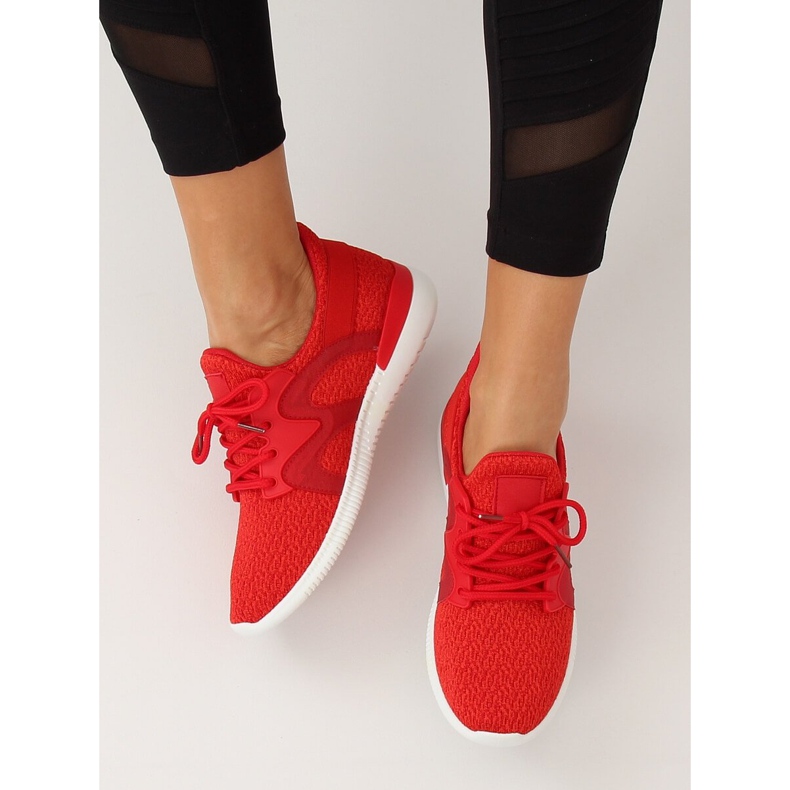 Rouge X-9751 Chaussures de sport rouges 1