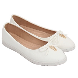 Ballerines blanches pour femmes YSD-04 Blanc 3