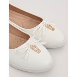 Ballerines blanches pour femmes YSD-04 Blanc 4