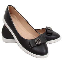 Ballerines noires pour femmes YSD-03 Noir le noir 2