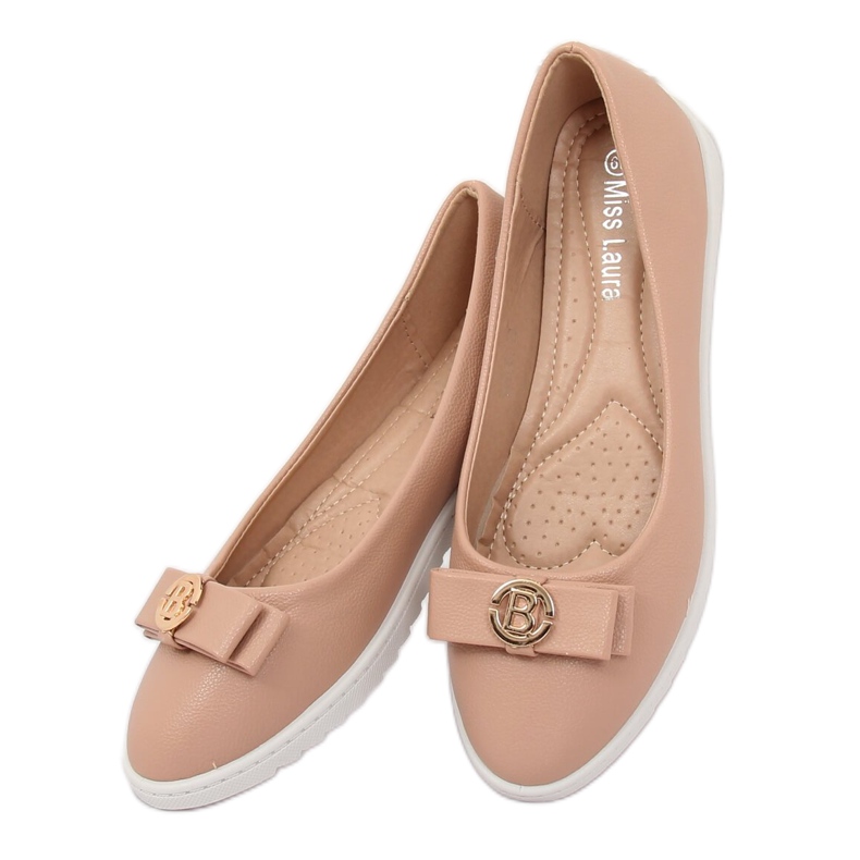 Ballerines femme beiges YSD-03 Nude 2