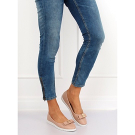 Ballerines femme beiges YSD-03 Nude 1