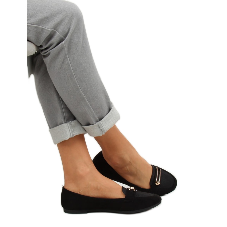 Mocassins femme noirs VS-662 Noir 1