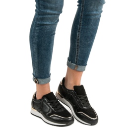 SHELOVET Chaussures de sport décontractées noir 1