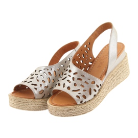 Sandales compensées Badura 4722 cappuccino beige 3