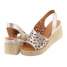 Sandales compensées Badura 4722 cappuccino beige 4