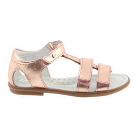 Sandales fille or rose Bartek 56016 jaune 1