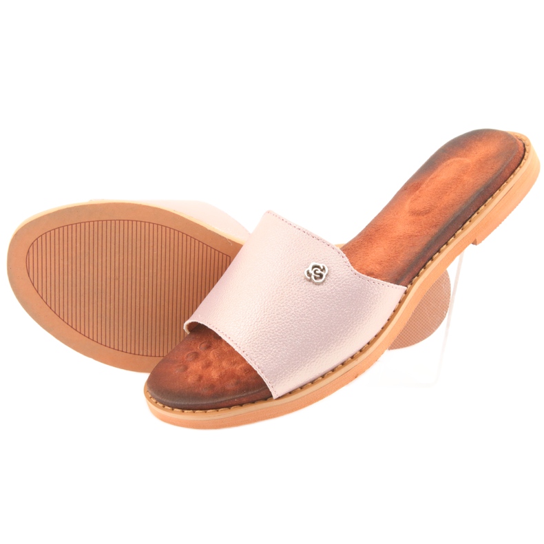 M.Daszyński Daszyński talon plat pour femmes 1837 rose 4