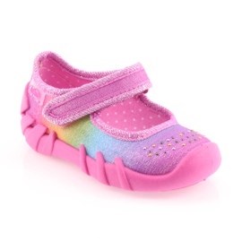 Chaussures enfants colorées Befado 109P183 rose multicolore 2 Chaussures enfants colorées Befado 109P183 rose multicolore 2