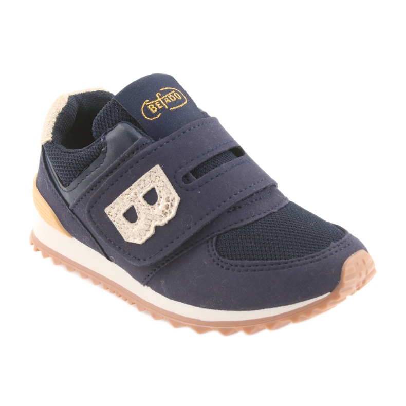 Chaussures pour enfants Befado jusqu'à 23 cm 516 jaune bleu marine 1