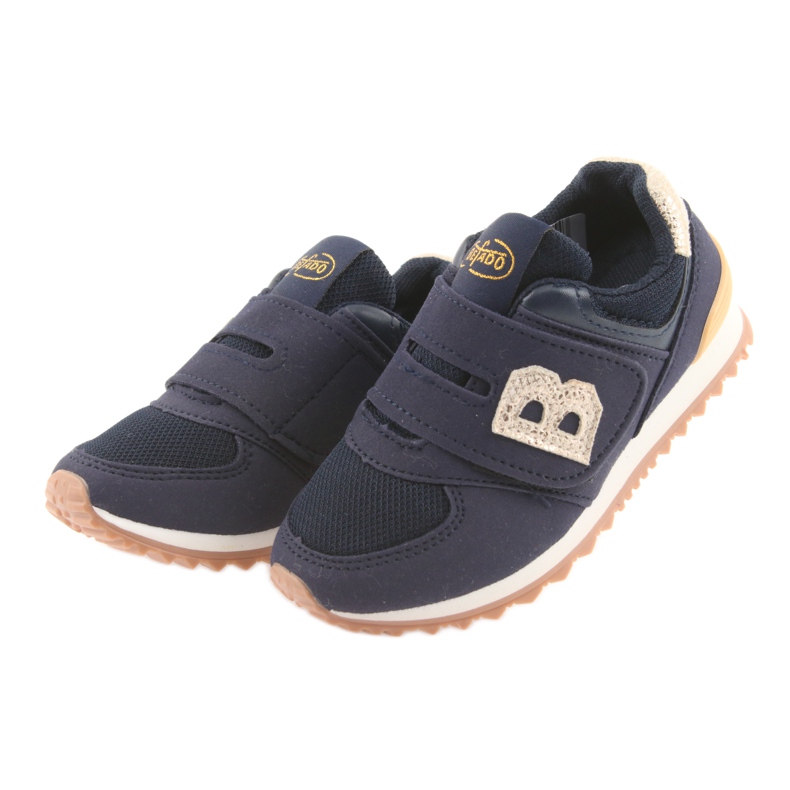 Chaussures pour enfants Befado jusqu'à 23 cm 516 jaune bleu marin 3