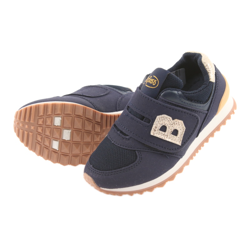 Chaussures pour enfants Befado jusqu'à 23 cm 516 jaune bleu marin 5