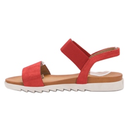 Primavera Sandales rouges avec un élastique 1 Primavera Sandales rouges avec un élastique 1