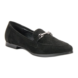 Balada Mocassins en daim noir le noir 6