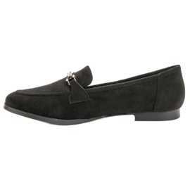 Balada Mocassins en daim noir le noir 7