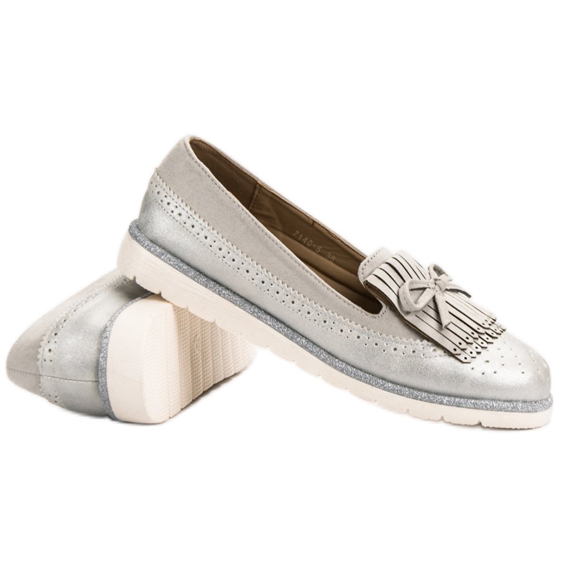 Balada Mocassins femme gris 1