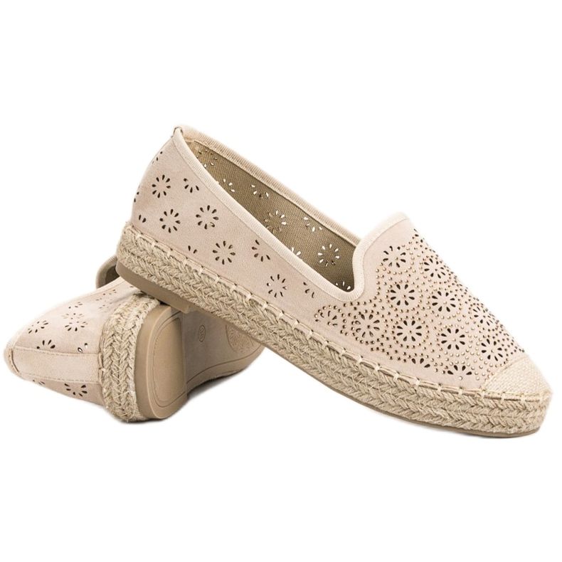 Espadrilles à enfiler VICES beige 1